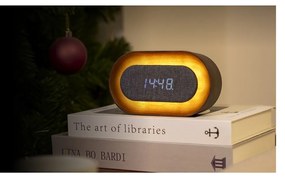 Sveglia digitale Lumos Walnut – Gingko