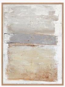 Quadro su tela dipinto a mano con cornice in legno Scenario