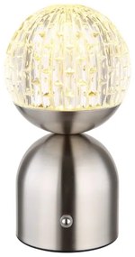 Globo 21007N-Lampada da tavolo LED dimmerabile con funzione Touch JULSY LED/2,5W/3,7V 2700/4000/6500K opaco