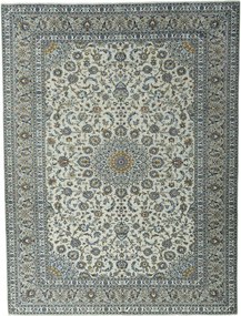 Kashan Tappeto 300 x 400 Beige (Iran) Annodato A Mano