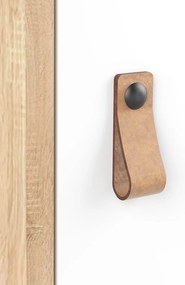 Tavolo da lavoro con piano in rovere 50x115 cm Oxford - TemaHome