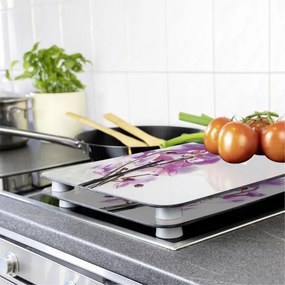 WENKO 2521433500 - Copripiastra - Fiore/Pianta 30x52 cm multicolore