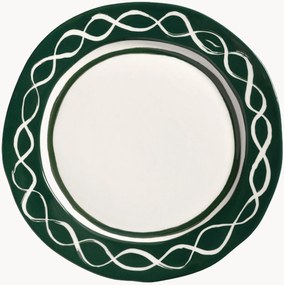Set di 2 piatti da colazione in porcellana dipinti a mano Festivo
