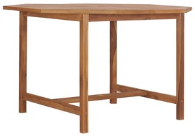 Tavolo pranzo da giardino Ø110x110x75 cm legno massello di teak