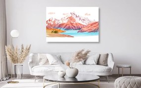 Quadro su tela – Splendido paesaggio montano