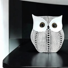 Decorazione da tavolo, 15 cm, bianco/nero