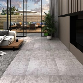 Listoni Autoadesivi İn Pvc 5,21 M² 2 Mm Grigio Terra /
