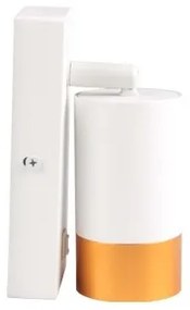 Faretto da parete 1xGU10/35W/230V bianco/oro