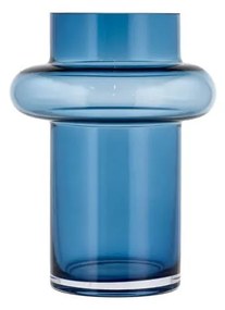 Vaso in vetro blu Tube - Lyngby Glas