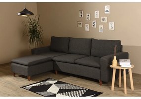 Divano angolare grigio (angolo sinistro) Lungo - Balcab Home