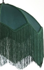 Lampadario in colore petrolio con paralume in tessuto ø 40 cm Malacia - Light &amp; Living