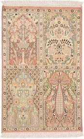 Cashmere Silk Tappeto orientale 100x60 (Indian) Annodato A Mano
