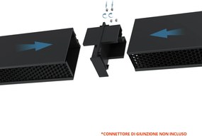 Plafoniera Lineare LED 40W 120cm UGR11 con driver Philips Bianca o nera