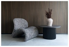 Tavolino rotondo marrone scuro effetto pioppo ø 80 cm Boavista - House Nordic