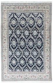 Nain Tappeto 200 x 300 Blu (Iran) Annodato A Mano