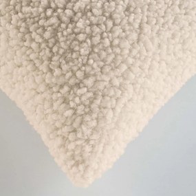 Federa decorativa in sherpa 40x40 cm Woolen – douceur d'intérieur
