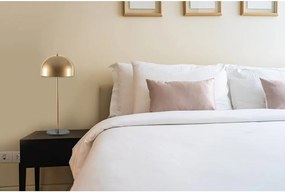 Lampada da tavolo dorata con paralume in metallo (altezza totale 58 cm) Can – Opviq lights