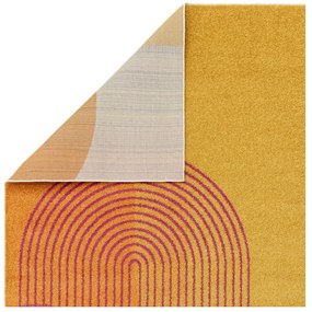Tappeto giallo/arancione 200x290 cm Muse Orange Retro – Asiatic Carpets