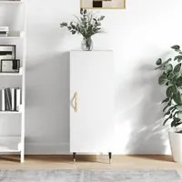 Credenza Bianco Lucido 34,5x34x90 cm in Legno Multistratocod mxl 79950