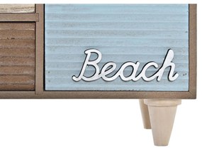 Scatola-Portagioie DKD Home Decor Legno Spiaggia (34 x 13 x 16 cm)