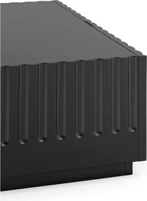 Tavolino nero con 2 cassetti Doric - Teulat