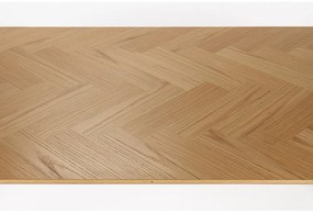 Tavolo da pranzo con effetto rovere 80x160 cm Fabio – White Label