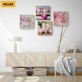 Set di quadri – Fiori in stile vintage