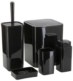 Set da bagno SIERRA 5 pz nero