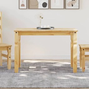 Tavolo Da Pranzo Corona 112x60x75 Cm İn Legno Massello Di Pino /