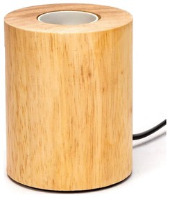 Aigostar - Lampada da tavolo 1xE27/60W/230V albero di caucciù