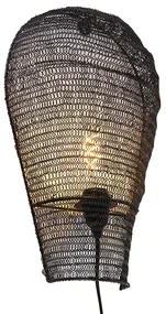 Applique da parete orientale nera 45 cm - Nidum