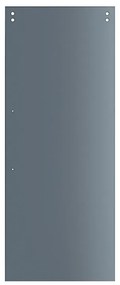 Anta per porta scorrevole esterno muro Fumè satin in vetro fumé, L 96 x H 215 cm spessore 8 mm, apertura sinistra