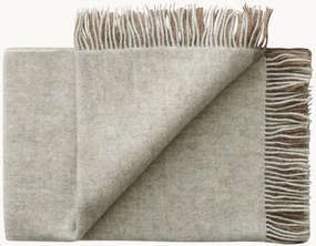 Coperta in lana con frange Drejø