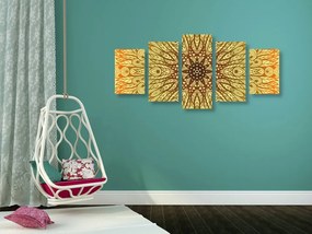 Quadri 5 pezzi – Ornamento etnico unico
