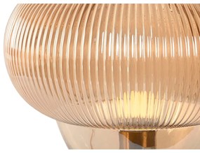 Lampada da tavolo Home ESPRIT Ambra Cristallo Marmo 50 W 220 V 30 x 30 x 55 cm
