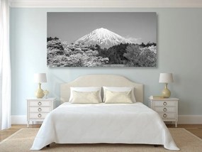 Stampa su tela – Monte Fuji in bianco e nero