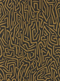 Harlequin Tapete Melodic - Gold/ Black Earth