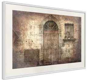 Poster  Mysterious Door  Cornice Quadri Cornice nera con pass-partout, Larghezza x Altezza Home decor 30x20