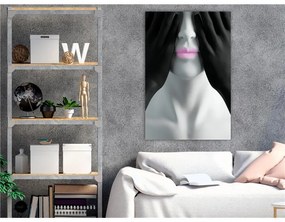 Quadro Mannequin (1 Part) Vertical  Colore Rosa, Dimensioni e Misure 60x90