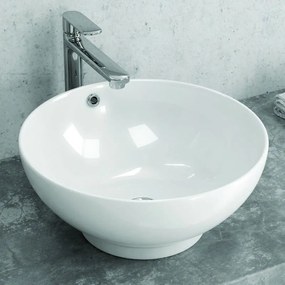 Kamalu - lavabo bacinella 40cm in ceramica litos-340