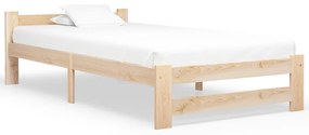 Giroletto Senza Materasso 90x200 Cm İn Legno Massello Di Pino /
