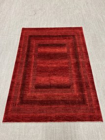 Loribaft Tappeto 170 x 250 Rosso (Iran) Annodato A Mano
