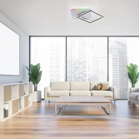 JUST LIGHT. 11327-95-Plafoniera LED RGBW dimmerabile RENDA LED/31W/230V+RC