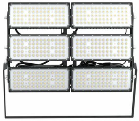 Faro Modulare LED 1.200W IP66, 167lm/W Dimmerabile DALI - INVENTRONICS Colore Bianco Freddo 5.000K, Scegli l'angolo di illuminazione 30°, Scegli le staffe dei moduli Orientabili