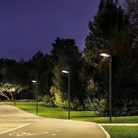 Brilagi-LED Lampione da esterno con palo e kl. 3 m URBANLIGHT LED/100W/230V nero IP65