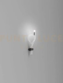 Stardust applique a parete 1 cristallo rigadin nickel nero 1 luce a...