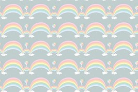 Carta da parati – Pioggia arcobaleno