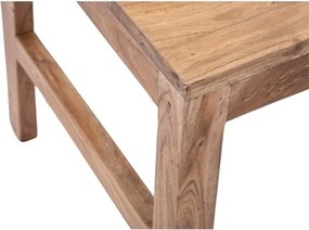 Sedia Da Pranzo In Legno Di Acacia 45x45x100 Stile Rustico Mumbai - 2PZ