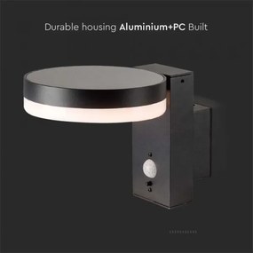 Lampada solare da parete LED esterna con sensore LED 5,5W 3000K IP54