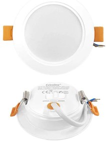 Faretto LED da Incasso 5W 450lm 3 Colori CCT 3000K/4200K/6500K Angolo 110° IP20 Alta Qualità CRI